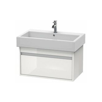 Duravit Ketho Mueble Lavabo De Pared 6687, 1 Extra&iacute;ble, 750mm, - Duravit
