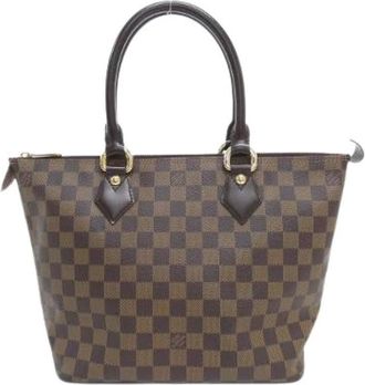 Louis Vuitton Pre-owned Handbags, female, Brown, Size: ONE SIZE Pre-owned Canvas Handbag