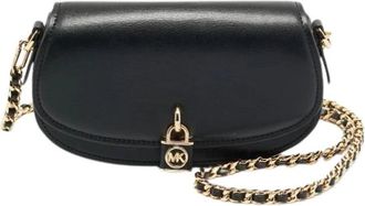 Michael Kors Pre-owned Leren Schoudertas - Dames - Vintage Schoudertas - Zwart - ONE Size - Leer - Vintage