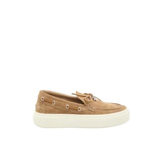 Hogan H705 Su&egrave;de Loafers - Dames - Schoenen - Bruin - Maat: 38 1/2 EU Su&egrave;de