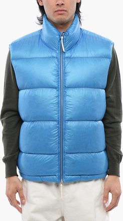 Jil Sander Recycled Nylon Sleeveless Puffer with Front Zip Jil Sander