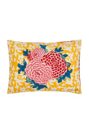 Lisa Corti Cotton Cushion 30x40cm Arabesque Corolla Gold Natu