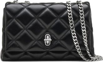 Marc Jacobs Gewatteerde Slim Dual Convertible Schoudertas - Dames - Schoudertassen - Zwart - ONE Size - Leer - Tassen