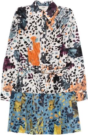 Fendi Falena Print Dress