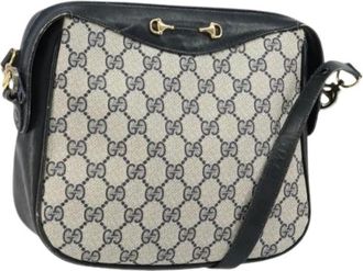 Gucci Pre-owned Cross Body Bags, female, Blue, Size: ONE SIZE Pre-owned Plastic Cross Body Bag