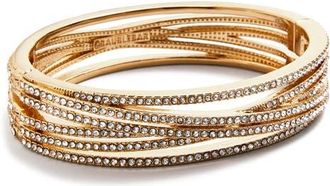BaubleBar Iman Layered Bangle Bracelet in Clear at Nordstrom
