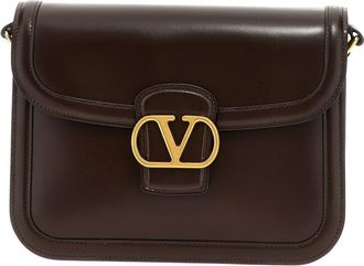 Valentino Garavani Dark Brown 9TO5 Shoulder Bag