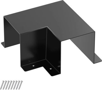 OEM Codo Plano De Repuesto De 4x4 Pulgadas, Cubierta Negra