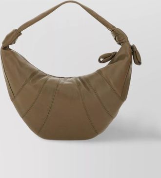 Christophe Lemaire curved knotted satchel seam detailing