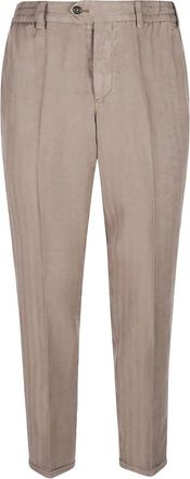 Pantaloni Torino elastic-waistband trousers - Neutrals