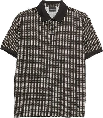 Emporio Armani poloshirt van katoenmix
