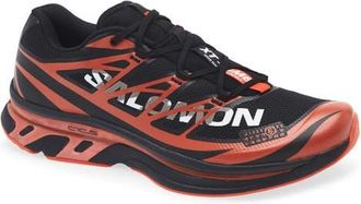 Maison Margiela x Salomon XT Sneaker in Black/Cherry Tomato/White at Nordstrom, Size 11