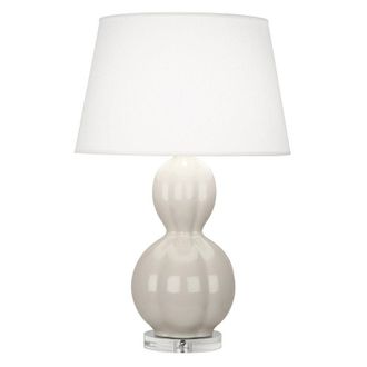 Ballard Designs Nancy Table Lamp - Light Gray - Ballard Designs