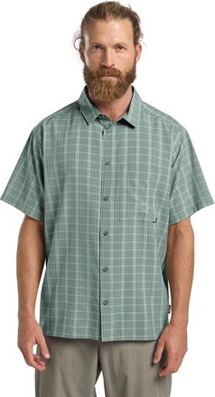 Jack Wolfskin Funktionshemd JACK WOLFSKIN MESETA SHIRT M, Herren, Gr. XL (54/56), N-Gr, check sago p, Single Jersey, Obermaterial: 100% Polyester, Hemden Funktionsh