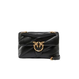 Pinko Pinko, Dames, Tassen, Zwart, Maat: ONE Size Leer