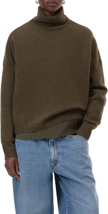 Closed Rolli Long Sleeve Sweater In Marsh Green