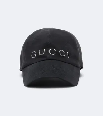 Gucci Cappello da baseball in canvas con logo