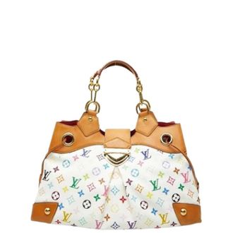 Louis Vuitton Pre-owned Handbags, female, White, Size: ONE SIZE Pre-owned Vintage Monogram Multicolore Handbag