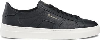 Santoni Double Buckle Sneaker - Heren - Sneakers - Blauw - 39 EU - Leer - Schoenen