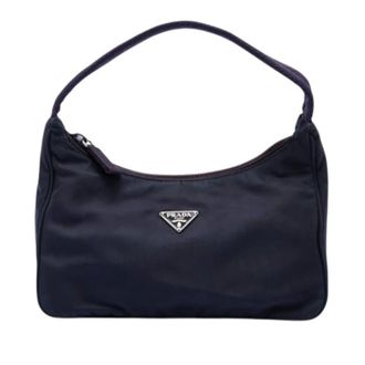 Prada Pre-owned Nylon Shoulder Bag - Dames - Pre-owned - Paars - Maat: ONE Size Nylon