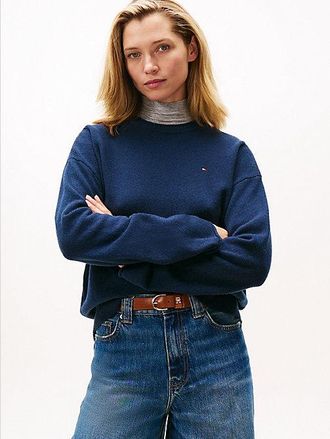 Tommy Hilfiger Jersey amplio de lana suave