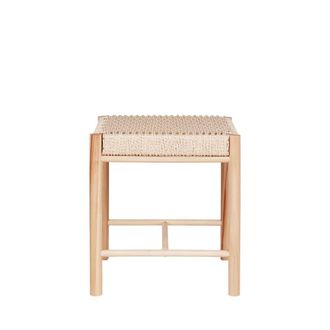 House Nordic Taburete de madera y cuerda H46,5cm - Natural