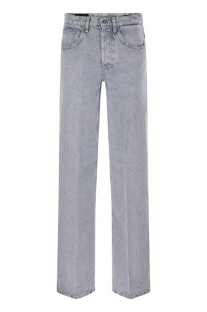 Dondup Jacklyn - Wide-Leg Jeans In Fixed Denim Lyocell