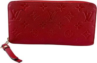 Louis Vuitton Red Color Monogram Empreinte (Pre-Owned)