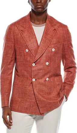 Isaia Wool, Silk, & Linen-Blend Blazer