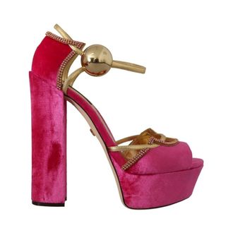 Dolce & Gabbana Dames, Schoenen, Roze, Maat: 39 1/2 EU Zijde