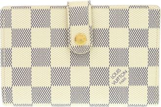 Louis Vuitton Damier Azur White Damier Azur Wallet (Bi-Fold) (Pre-Owned)
