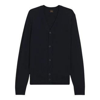HUGO BOSS Oranje Vest - Heren - Truien - Blauw - Maat: L
