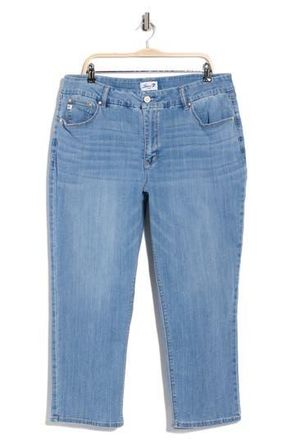 Seven 7 Tummyless Ankle Straight Leg Jeans in Free Spirit at Nordstrom Rack, Size 24W