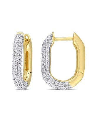 Rina Limor 14K 1.18 Ct. Tw. Diamond Clip-On Hoops