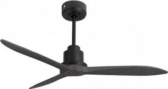 Purline Tenerife Ring - Super Destratificateur Et Ventilateur Dc 132 Cm Gris Basalte Pales Bois Noir Sans Lumi&egrave;re 25 &Agrave; 35 M&sup2;