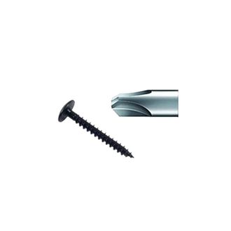 OEM Select Tornillo De Bisagra Inviolable Negro 6mm X 30mm Caja 200