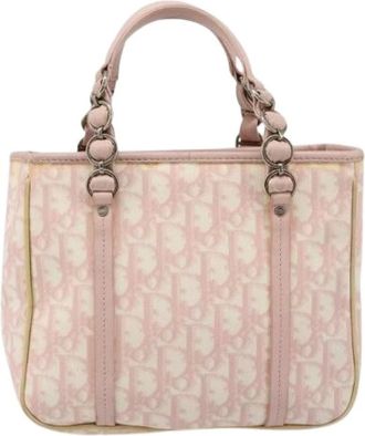 Dior Pre-owned Vintage Tote Bag - Dames - Pre-owned - Roze - Maat: ONE Size Leer