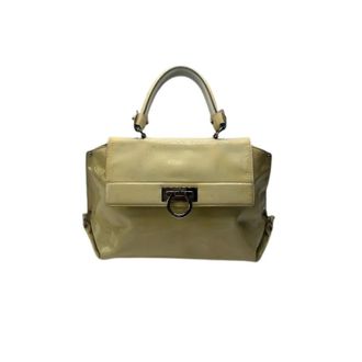 Ferragamo Pre-owned Handbags, female, Beige, Size: ONE SIZE Pre-owned Handbag