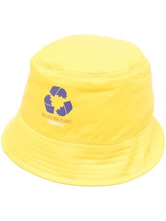 Dsquared2 Vissershoed met logo - Geel