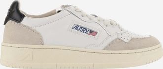 Autry White Round Toe Sneakers