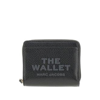 Marc Jacobs Grained leather mini compact wallet Woman One Size