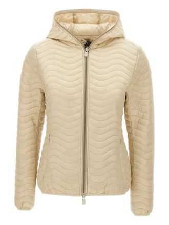 Save The Duck Gevoerd jack met capuchon - Beige