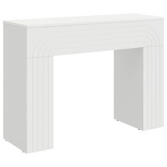 vidaXL Mesa De Centro Blanco 102 X 35 X 75 Cm Madera De Ingenier&iacute;a Vidaxl