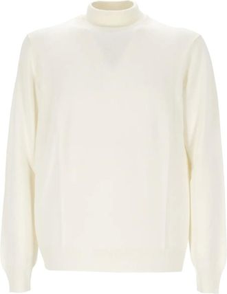 Gran Sasso Maglione in lana vergine - Bianco