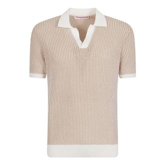 Orlebar Brown T-shirts and Polos - male - Orlebar Brown - Polo Shirts - Brown - S - Tops
