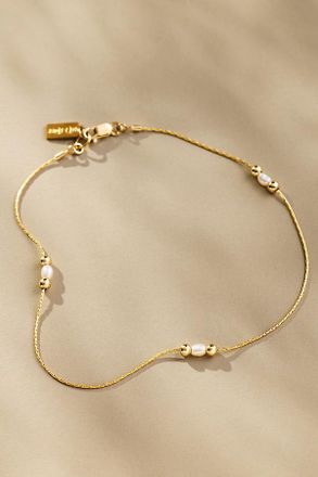 Set & Stones Michelle Pearl Anklet