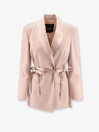 Pinko Blazer Rapa in satin con cintura - PINKO - gender_Woman