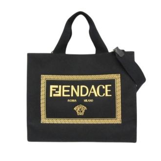 Fendi Pre-owned Fendace 1006607 Tote Bag - unisex - Fendi Vintage - Vintage Tote Bags - Black - ONE SIZE - Pre-owned