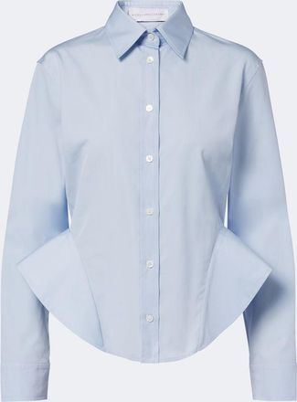 Stella McCartney Peplum cotton poplin shirt