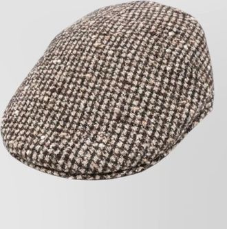 Borsalino checked tweed cap